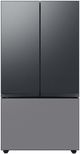 Samsung Bespoke 18" Matte Black Steel French Door Refrigerator Top Panel-2