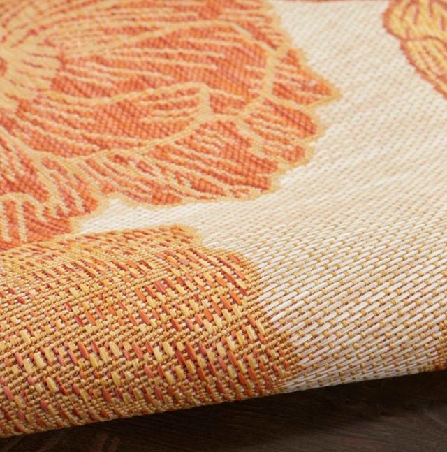 Nourison Home™ Garden Oasis Coral 5'x7' Style 1 Area Rug-4