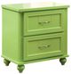 Furniture of America® Lacey Apple Green Nightstand-0