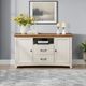Winners Only® Cardiff Brown/White Media Base-3