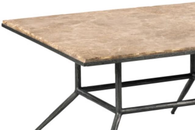 Kincaid® Sorrento-Acquisitions Beige Top Coffee Table with Black Base-1
