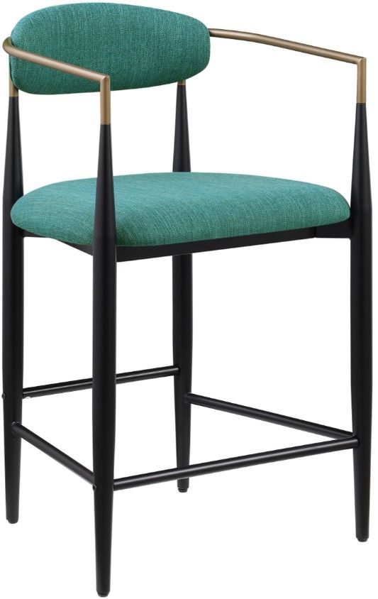 Coaster® Tina Green Upholstered Counter Stool-0