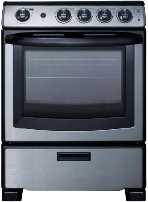 Summit REXH24RSS Electric Range and Hood - Thumbnail 4