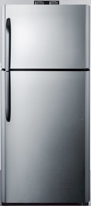 Summit® 20.4 Cu. Ft. Stainless Steel Top Freezer Refrigerator-0