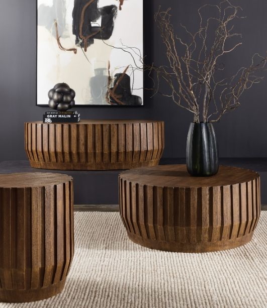 Hooker® Furniture Commerce and Market Gears Medium Natural End Table-1
