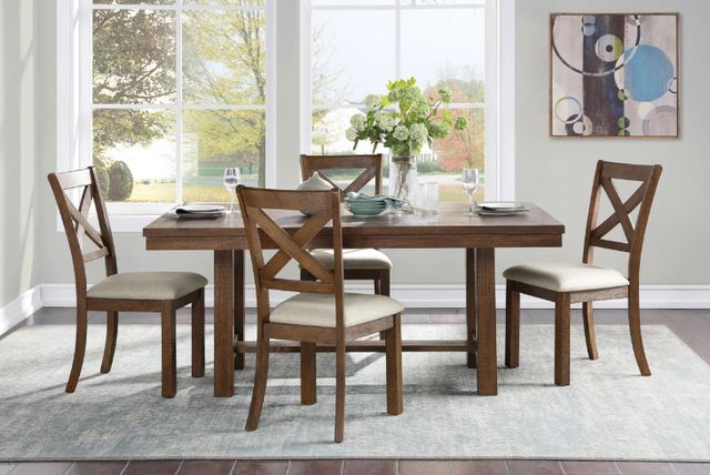 Homelegance® Bonner Brown Dining Side Chair-3