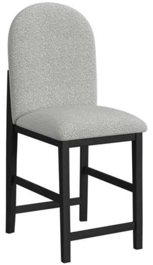 Elements International Portland Black/Gray Bar Stool-0