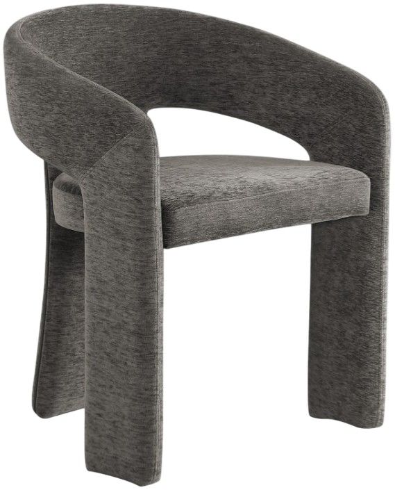 Meridian Furniture Rendition Gray Upholstered Dining Chair-0