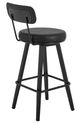 International Furniture Direct Eclipse Licorice Bar Stool-1