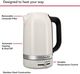 KitchenAid® 1.7 L Porcelain White Electric Kettle -2
