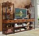 homestyles® Modern Craftsman Brown Media Stand-1
