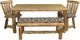 Best Craft Furniture RRP2 Rustic Red Pine Dining Table-1