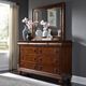 Liberty Furniture Rustic Traditions Rustic Cherry Dresser and Mirror-1