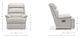 La-Z-Boy® Astor Chestnut Power Rocking Recliner with Headrest-5
