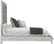 Modus Furniture Boho Chic Washed White California King Carved Platform Bed-3