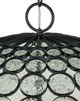 Currey & Company Clear/Satin Black Etude Orb Chandelier-2