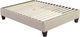 Elements International Abby Natural Full Platform Bed-4