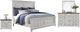 Liberty River Place 4-Piece Riverstone White/Tobacco Queen Panel Bedroom Set-0