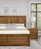 Artisan & Post by Vaughan-Bassett Crafted Cherry by Ben & Erin Napier Medium Cherry Queen Six Panel Bed -2