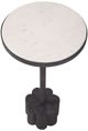 Bassett Mirror Sprout Black Accent Table with White Top-1