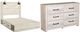 Signature Design by Ashley® Cambeck 2-Piece Whitewash Queen Panel Bed Set-0
