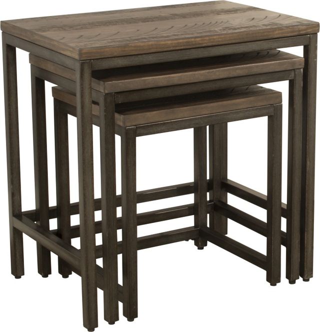 HH2 Home Castille 3-Piece Brown Nesting Tables-0