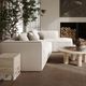 TOV Furniture Tristine 2-Piece Cream Right-Arm Facing Sectional and Chaise-1