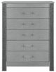 Global Furniture USA Logan 5-Piece Siver Full Bedroom Set-4