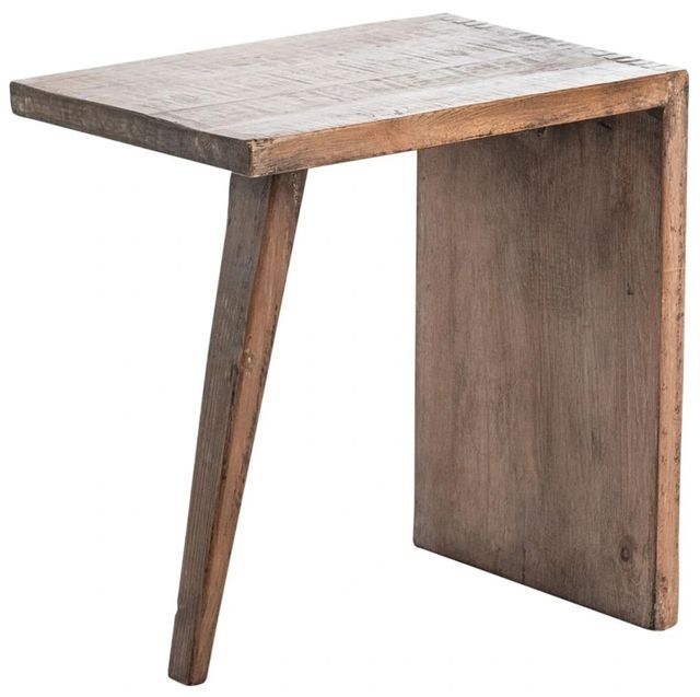 Nest Home Collections Hailey Antique Natural End Table-0