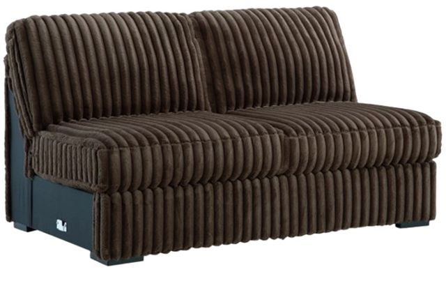 Signature Design by Ashley® Midnight-Madness 3-Piece Chocolate Left Arm Facing Sectional with Chaise-2