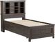 Liberty Furniture Thornwood Hills 3-Piece Rock Beaten Brown Youth Twin Bookcase Bedroom Set-2