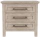 Riverside Furniture Bennett Frosted Gray 3-Drawer Nightstand-1