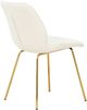 Primo™ International 3719 2-Piece Cream Accent Chair Set with Gold Legs-3