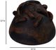 TOV Furniture Visha Roped Dark Terracotta Decorative Vase-2