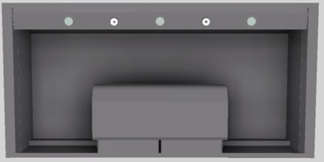 Vent-A-Hood® Designer Series 48" Gunsmoke Wall Mounted Range Hood-3