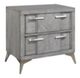 Bernards Aries 4-Piece Gray Queen Panel Storage Bed Set-4