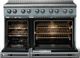 Viking® 5 Series 48" Novembery Sky Pro Style Induction Range with Polished Chrome Trim-1