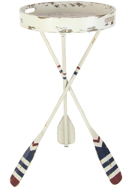 Deco Marche White Accent Table-0