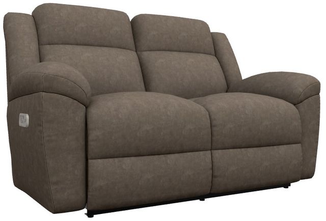 La-Z-Boy® Joel Mink Power Reclining Loveseat with Headrest and Lumbar-0