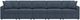 Signature Design by Ashley® Modmax 5-Piece Ink Small Spaced Sectional-0