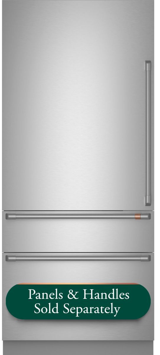 Café™ 36" 20.1 Cu. Ft. Panel Ready Built-In Bottom Freezer Refrigerator with Left Swing Door-0