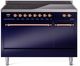 Ilve® Nostalgie II Series 48" Midnight Blue Pro Style Induction Range-0