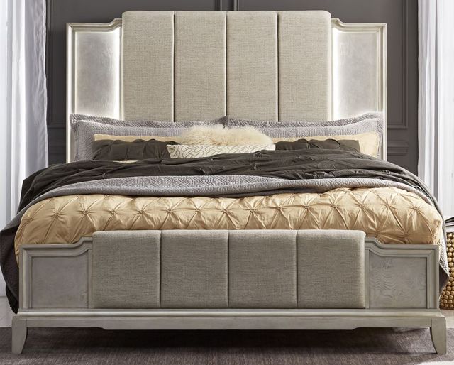 Liberty Furniture Montage 4-Piece Platinum Queen Bedroom Set-0