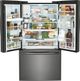 Frigidaire Gallery® 36" 27.8 Cu. Ft. Smudge-Proof® Black Stainless Steel French Door Refrigerator-2