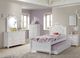 Elements International Alana 4-Piece White Youth Twin Platform Bedroom Set-1