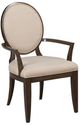 American Drew® Grantham Hall Upholstered Arm Chair With Decorative Back-KD-0