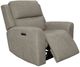 Flexsteel® Taylor Fog Gray Power Recliner with Power Headrest-4