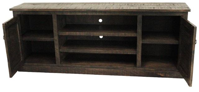 American Heartland Manufacturing Rustic Provincial 82" Shutter TV Stand-2