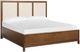 Magnussen Home® Ridgefield Russet Brown California King Panel Bed with Upholstered Headboard-0