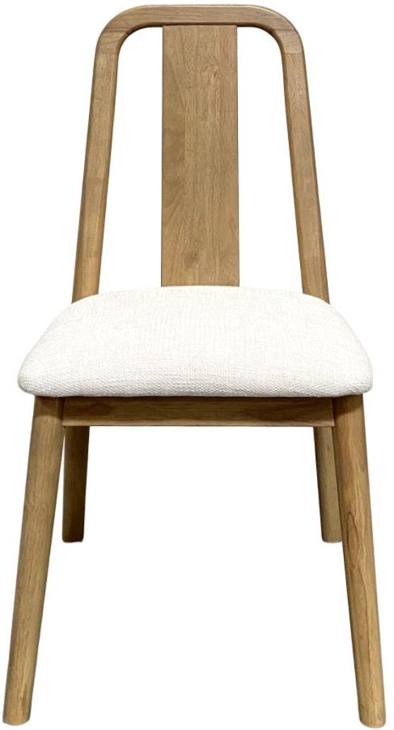 Nest Home Collections Natalie Weathered Timber/White Sand Dining Chair-3